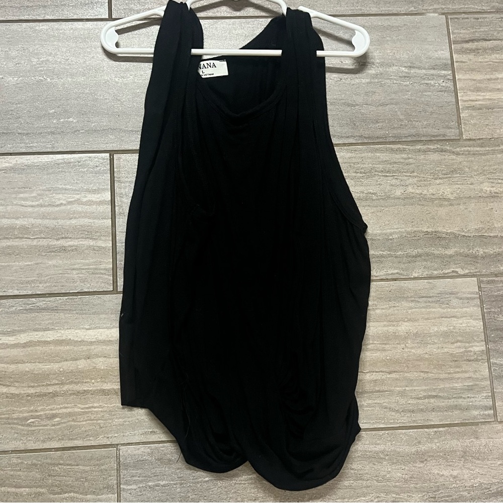 Large top with flowy front.
